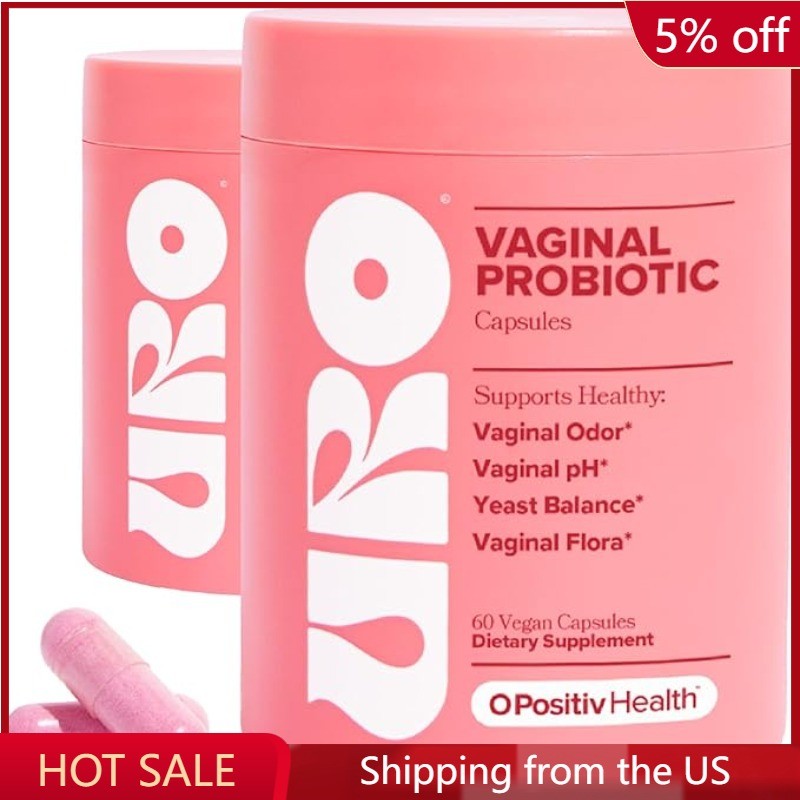 O Positiv URO Vaginal Probiotics for Women pH Balance with Prebiotics – 2 Bundle
