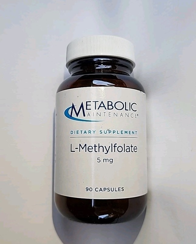 Metabolic Maintenance L-Methylfolate 5mg – Daily Use (90 Capsules) Exp 3/2026