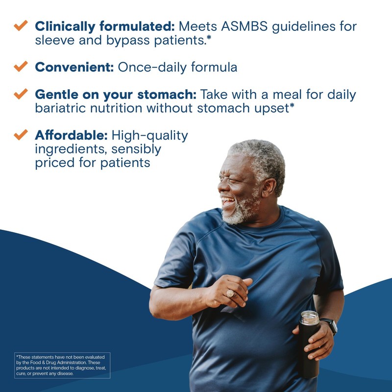 One Per Day Bariatric Multivitamin with Iron for Men | with Prostate and Hear... gallery
