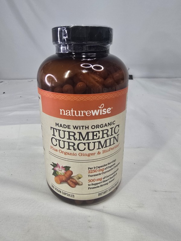 Naturewise Curcumin Turmeric 2250Mg | 95% Curcuminoids & Bioperine Black Pepper