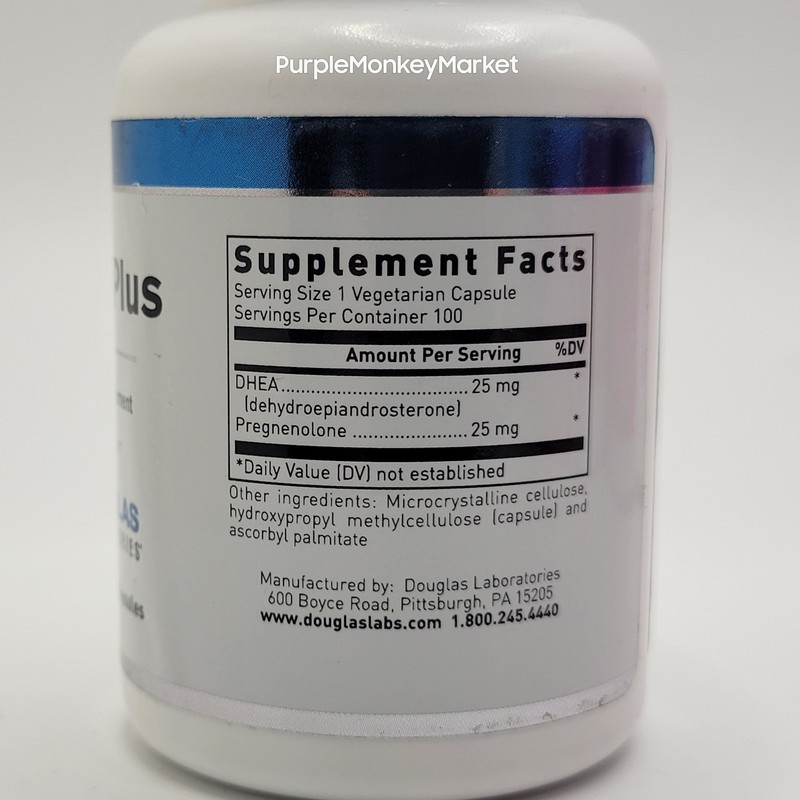 Douglas Laboratories DHEA Plus | 25 mg DHEA - 100 Capsules - Immune Support gallery