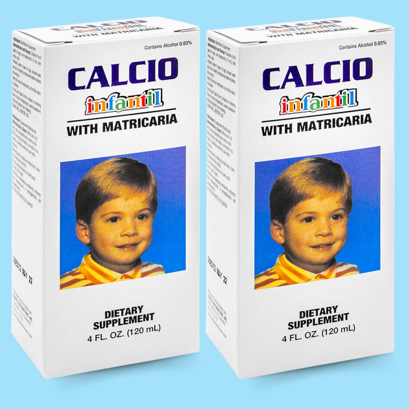 Menper Children’s Calcio Infantil Supplement with Matricaria – 4 fl oz (2-Pack)