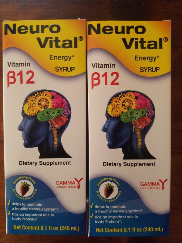 2 PACK NEURO VITAL B12 ENERGÍA VITAL JARABE 8,1 FL 0Z