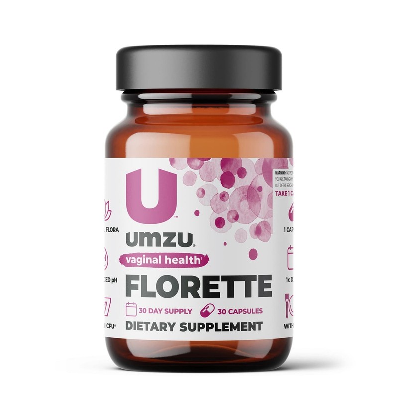 UMZU Florette Vaginal Health Dietary Supplement 30 Capsules New Sealed Bottle