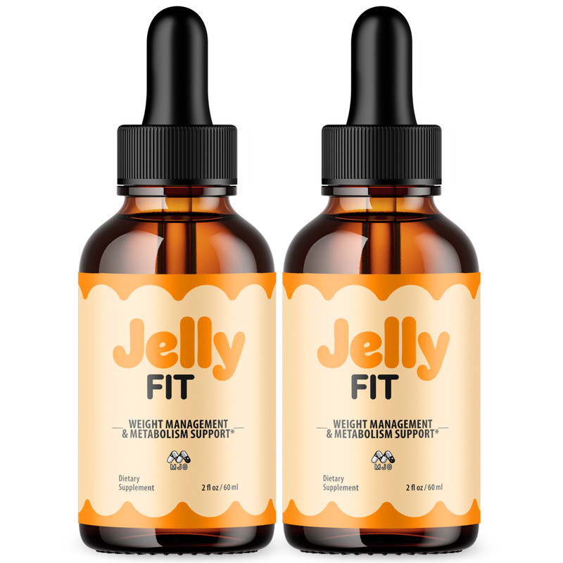 (2 Pack) Jelly Fit Advanced Formula Drops for Fitness & Energy 60 Servings