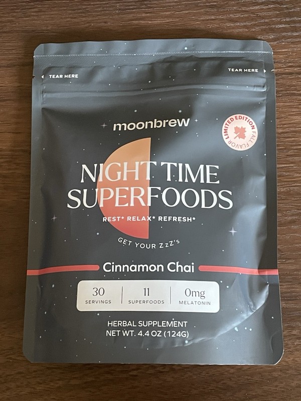 MoonBrew Nighttime Limited Flavor Cinnamon Chai EXP : 2/2027 4.4oz Brand New
