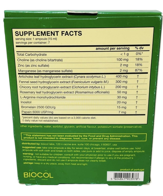 Biocol Detox Week 7 Ampoules Full Body Cleanse 0.5 fl oz 15 ml 03/28 Lot of 3 gallery