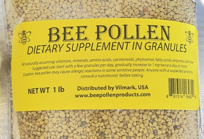 1 lb. of Bee Pollen Granules - Raw and Unprocessed - Great for Weight Loss