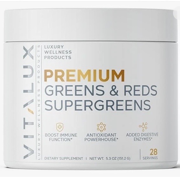 Lot of 4 Vitality #1 Rated Greens & Reds Superfood Powder With Enzymes. 8/2026 gallery