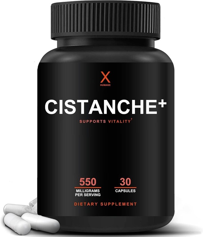 Humanx Cistanche+ 550MG (Cistanche Tubulosa Extract Powder for Men) USA Made