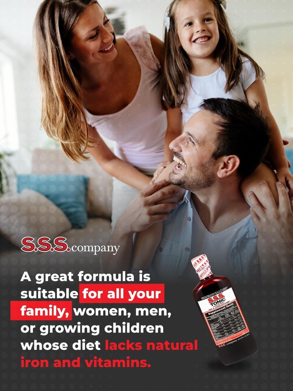 S.S.S. Tonic, Iron and Vitamin B Supplement, 10 Fl Oz (Pack of 1), Cranberry gallery
