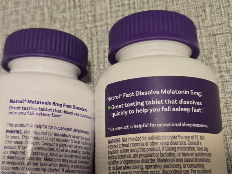 (2)Natrol Melatonin 5 mg Fast Dissolve Strawberry Flavor 150 Tabs READ Descripti gallery