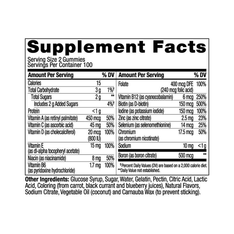 Olly Women's Multi Vitamin ~ Berry Gummies 200 Count gallery
