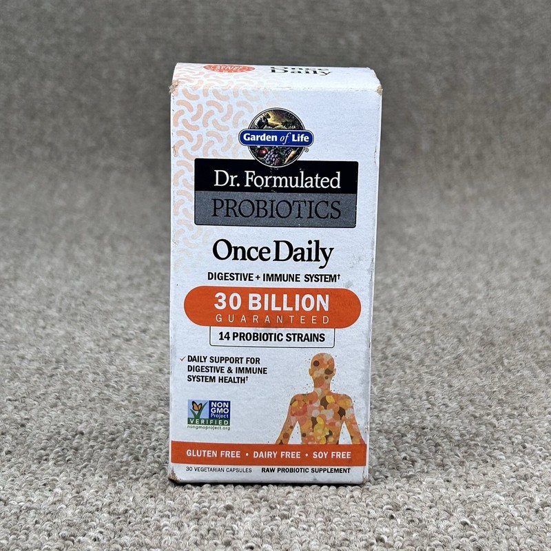 Garden of Life Dr. Formulated Probiotics 30 Billion 30 Veg Caps Exp 01/2027