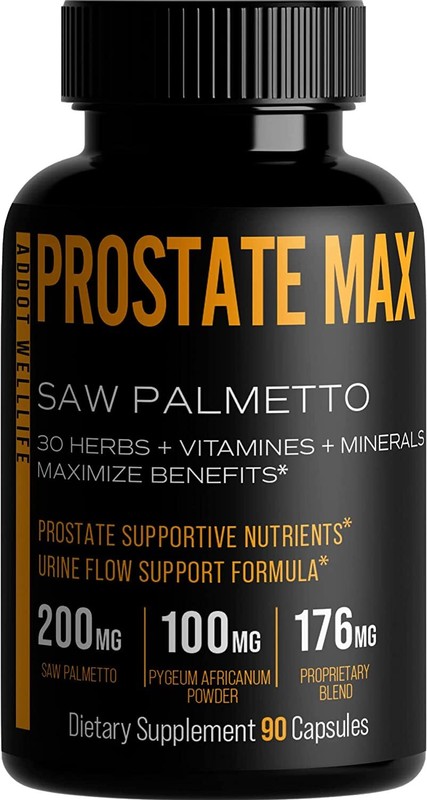 Prostate Support – Saw Palmetto – Reduce Frequent Urination, Stamina supplement
