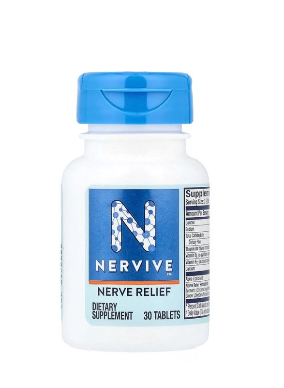 Nervive Nerve Relief, Reduces Nerve Pain & Discomfort, 30 Tablets Exp 03/2027 gallery