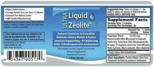50 FOR $449 QTY 50 - 1 OZ ULTRA LIQUID ZEOLITE with DHQ NOT POWDER capsules ! gallery