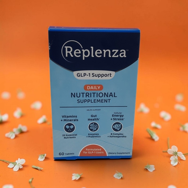 Replenza GLP-1 Support Daily Nutritional Supplement 60ct Exp. 08/26