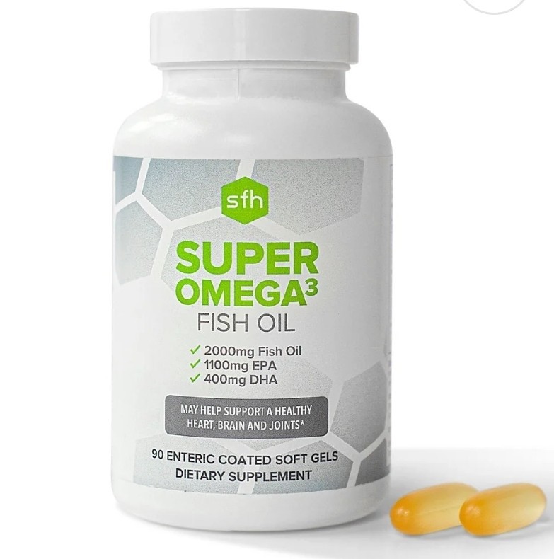 sfh Super Omega 3 Fish Oil 90 Coated Soft GelsExp 12/26