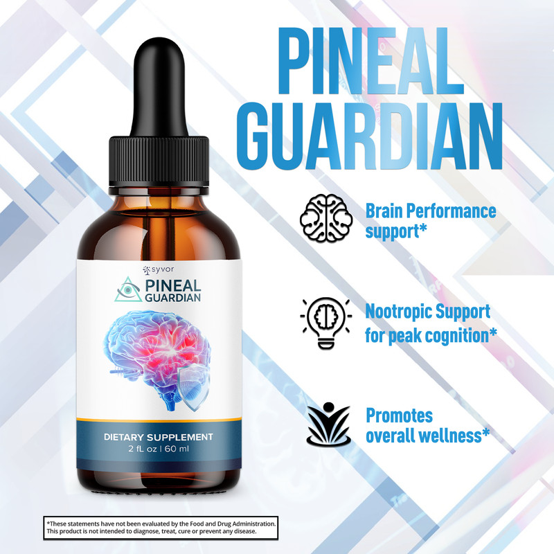 (5 Pack) Pineal Guardian Advanced Brain Health Drops PinealGuardian 150 Servings gallery