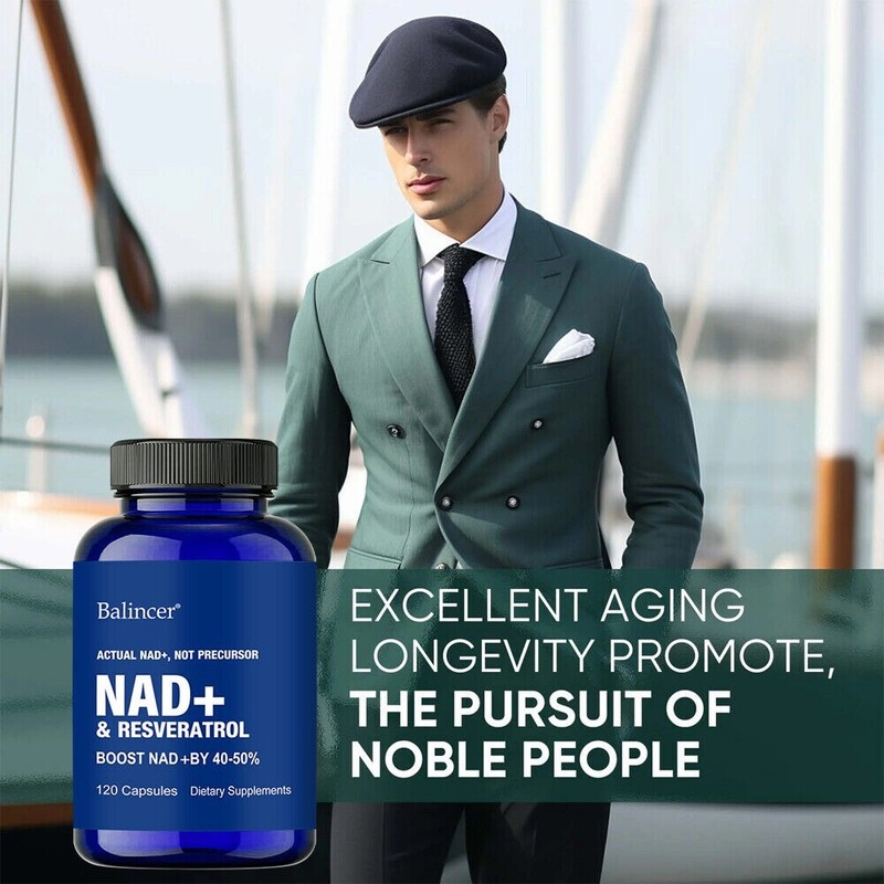 Nad+ Resveratrol 120 capsules - Improve metabolism and improve sleep gallery