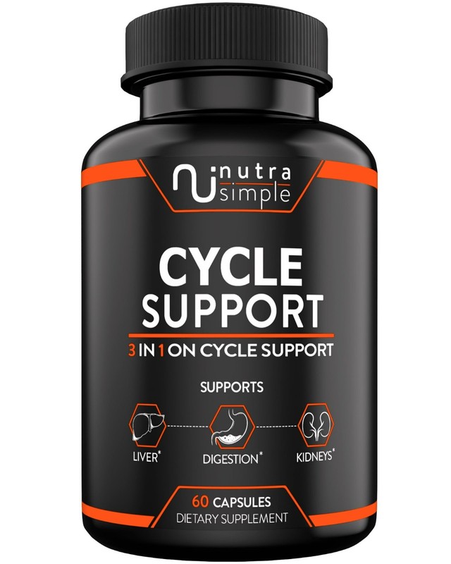Cycle Support, Kidney, Liver & Organ, Digestion Supplement, Milk Thistle 60 Caps