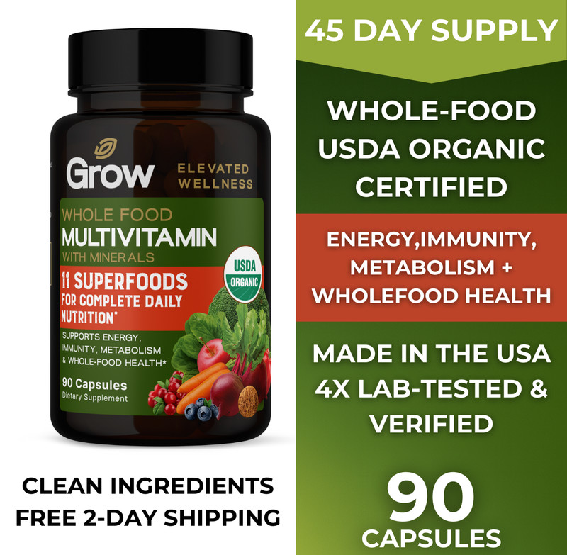 Organics, Men's Once Daily, Whole Food Multivitamin, 90 Vegan capsules