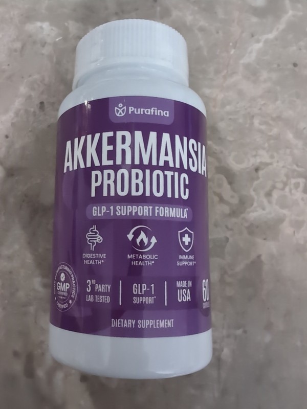 Purafina Akkermansia Probiotic Prebiotic with Chicory Inulin 60ct EXP 11/27