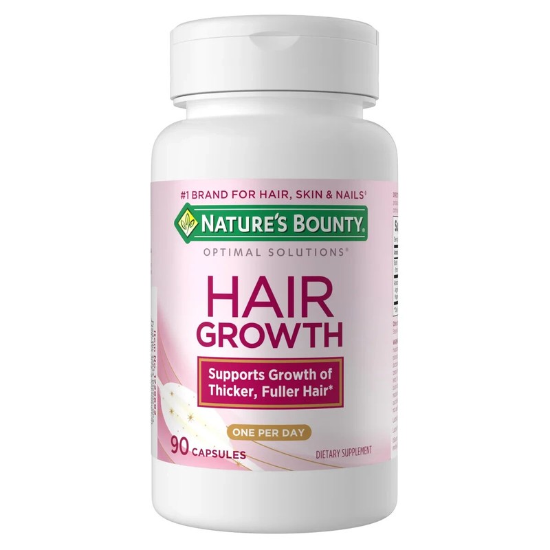 Genuine Authentic Nature’s Bounty Optimal Solutions Hair Growth 90 Capsules