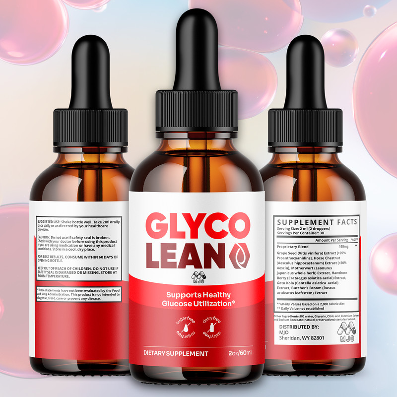 (5 Pack) Glyco Lean Drops Blood Support Vitamin Formula GlycoLean 150 Servings gallery