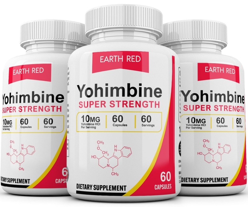 Yohimbine HCl 10mg Ginkgo Extract 180 Capsules – Extra Strength 3 Bottles USA