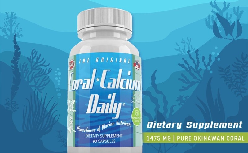 Coral Calcium Daily Original 1475mg 90 caps CoralCal Trace Minerals Bob Barefoot gallery