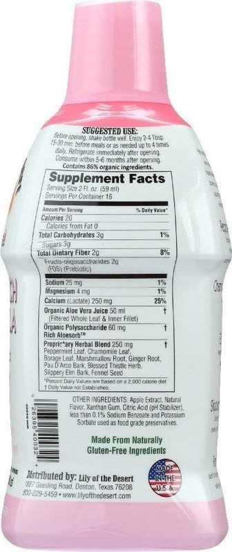 Lily of the Desert Aloe Herbal Stomach Formula Fresh Mint 32 fl.oz (Pack of 2) gallery