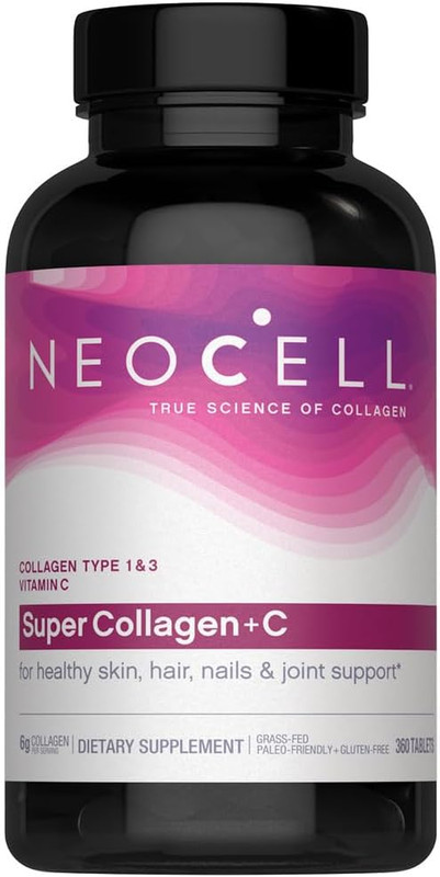 Super Collagen plus Vitamin C, Skin, Hair and Nails Supplement, Includes Anti…