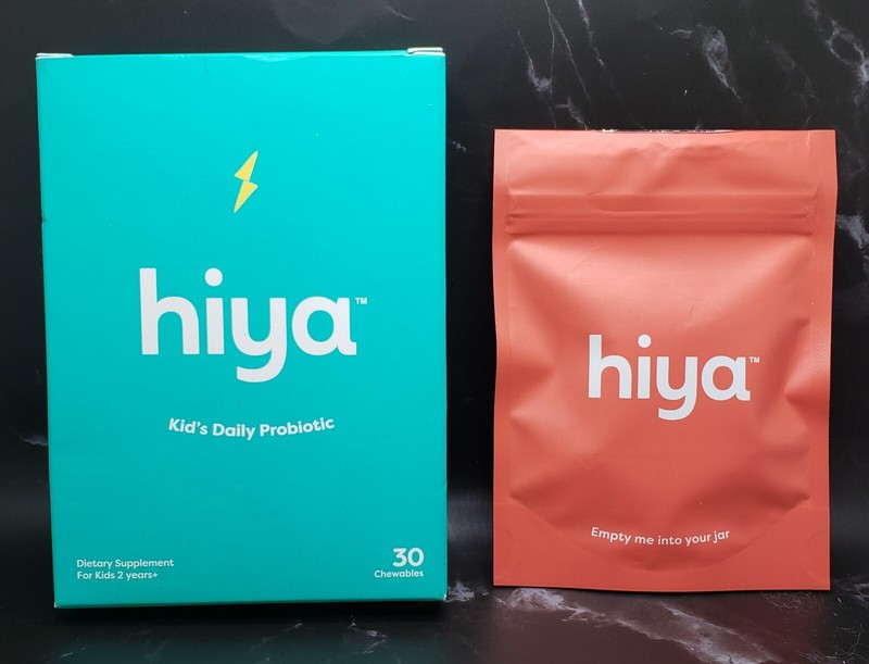 Hiya Health Kid’s Daily Probiotic 30 Chewables – 30 Day Supply Sealed Pouch