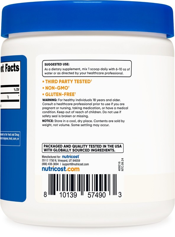 Nutricost Acetyl L-Carnitine Powder 250 Grams gallery