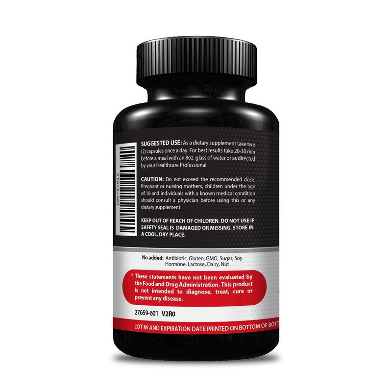 Extra Strength L-Arginine Nitric Oxide Libido & Testosterone Booster 2-Pack gallery