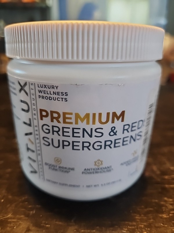 Vitalux Vitality #1 Rated Greens & Reds Superfood Powder With Enzymes