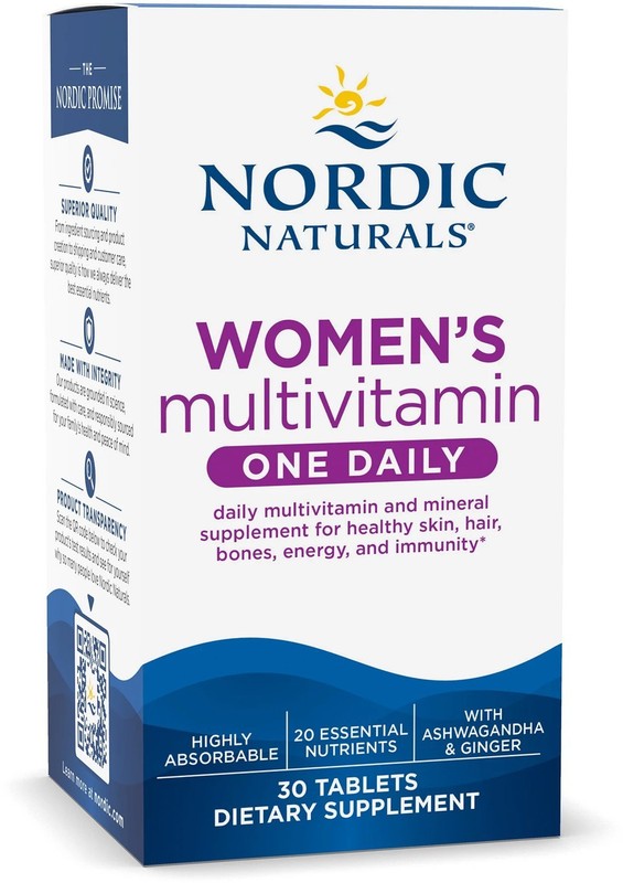 Nordic Naturals Women’s Multivitamin One Daily 30 tablets EXP: 05/2025