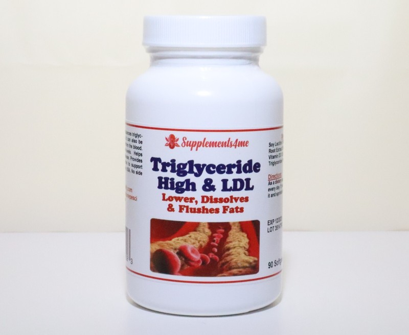 TRIGLYCERIDES REMOVER & FLUSHER ANTIOXIDANT SUPPLEMENT 90 PILL softgel