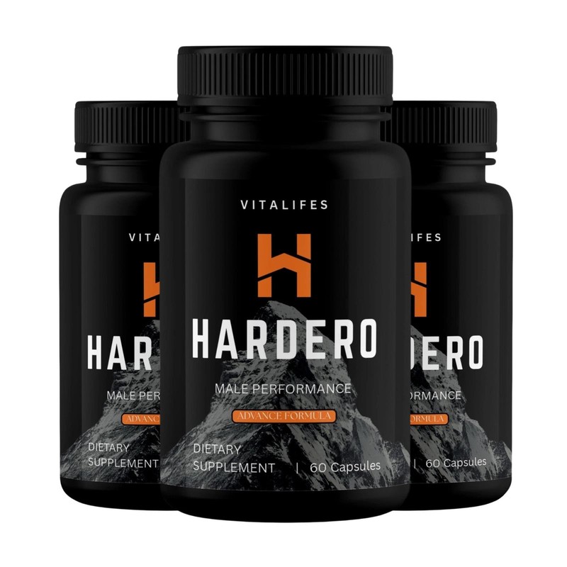 ( 3 Pack ) Hardero Advanced Male Support Supplement Hard Ero 60 Capsules