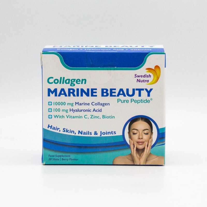 Swedish Nutra Marine Beauty Collagen Shots - for Hair, Skin & Nails 20x25ml gallery