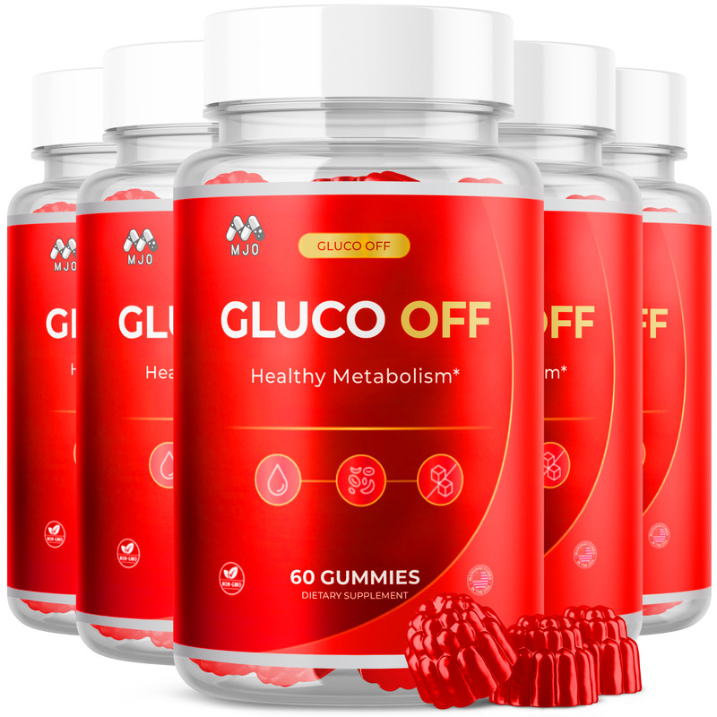 (5 Pack) Gluco Off ACV Keto Gummys GlucoOff Vitamin Max Supplement 300 Gummies