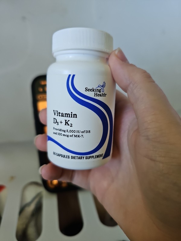 Seeking Health Vitamin D3 + K2 60 Capsules | Immune Support & Bone Strength |