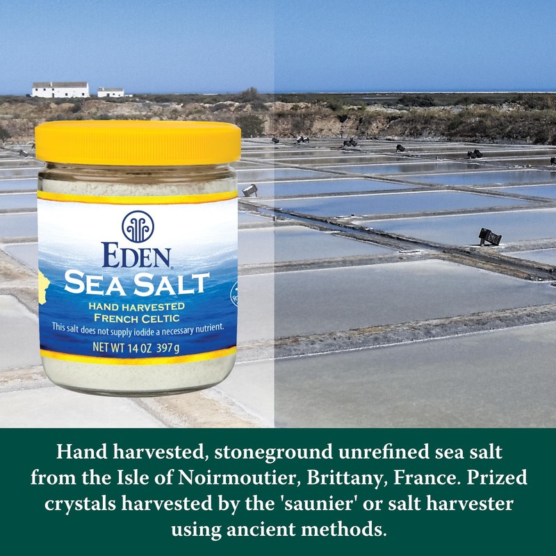Eden Sea Salt, Hand Harvested French Celtic, Stone Ground (Fine), gallery