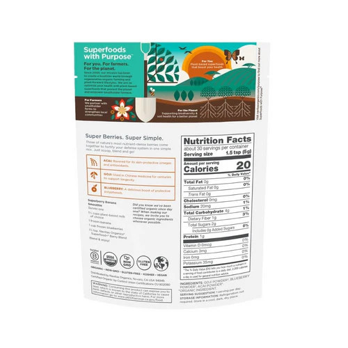 Organic Superfood Berry Blend 5.3 Oz by Biotene gallery