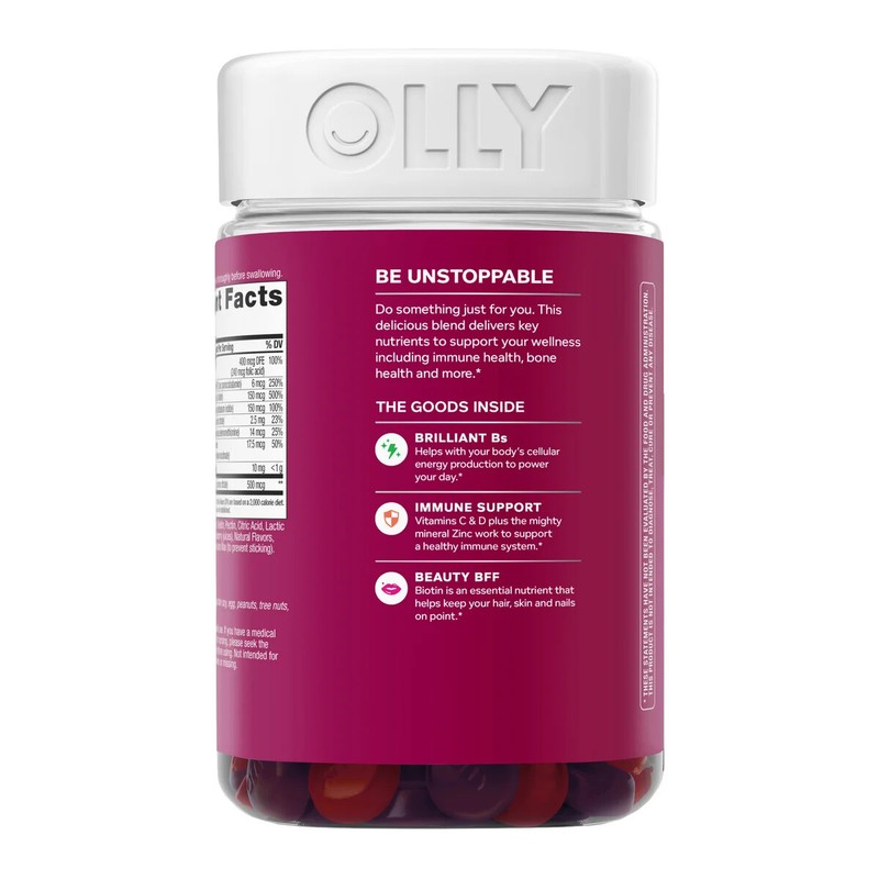 Olly Women's Multi Vitamin ~ Berry Gummies 200 Count gallery