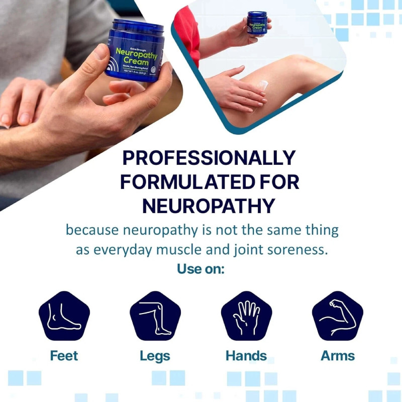Basic Vigor Migrastil Neuropathy Relief Cream Strength for Feet Legs Hands gallery