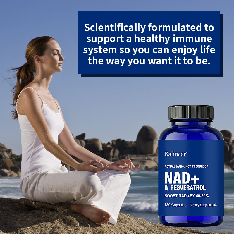 Nad+ Resveratrol 120 capsules - Improve metabolism and improve sleep gallery