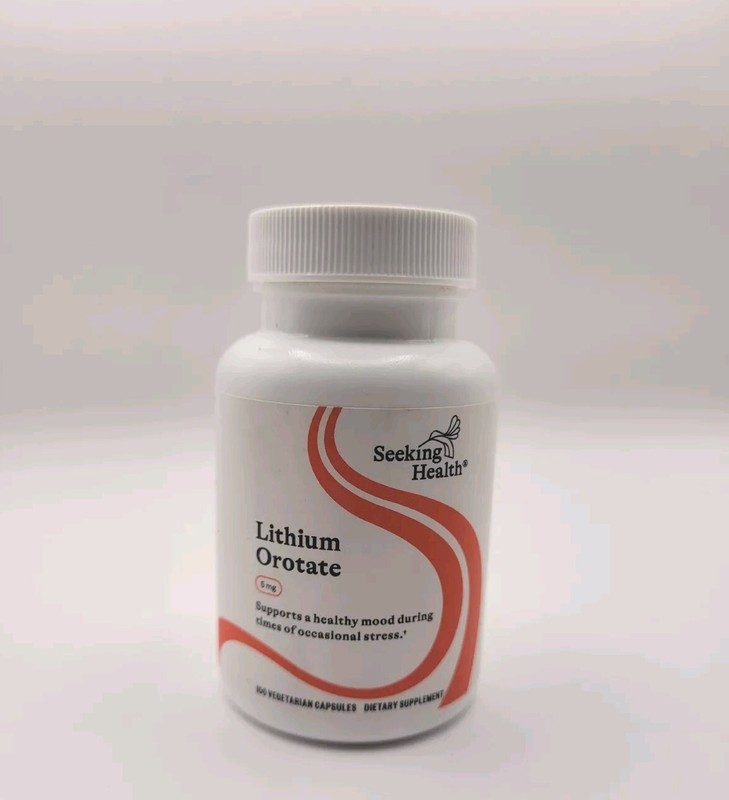 Seeking Health, Lithium Orotate, 100 Vegetarian Capsules